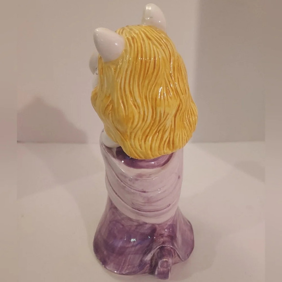 Vintage Miss Piggy Ceramic Vase Taste Setter by Sigma Henson Assoc. - Picture 3 of 9